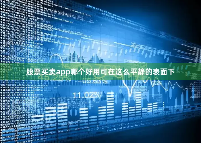股票买卖app哪个好用可在这么平静的表面下